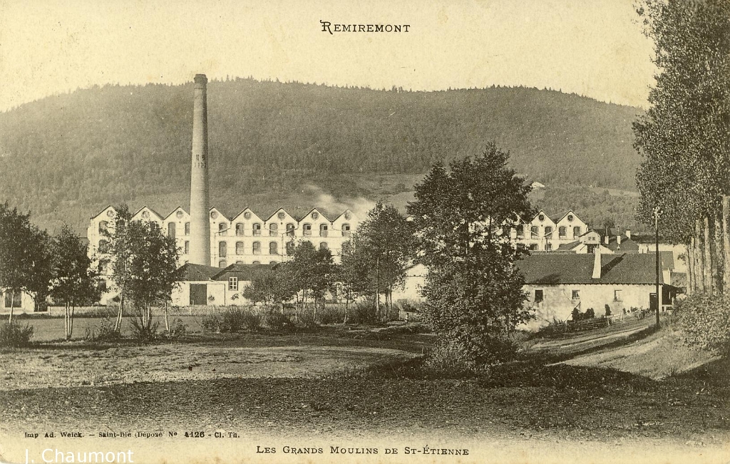 SaintEtiennelesRemiremont/Remiremont. Les Grands Moulins de StEtienne